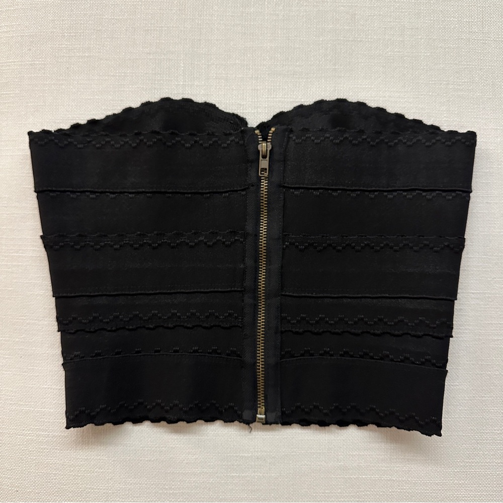 Pleasure Doing Business Black Bustier - Picture 2 of 13